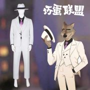 Adult Stage Performance Costume Bad Egg League Big Bad Wolf Cosplay Men's Suit Full Set In Stock For Role-playing And Theater - Image 2