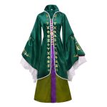 Adult Stage Performance Costume Witch Cosplay Medieval Style Wilhelmina Dress for Halloween and Other Themed Events