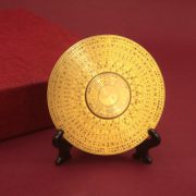 Custom Metal Tai Chi Luo Pan Rotatable Desktop Ornaments Feng Shui Craft Gifts Wholesale Brass Engraving Lucky Star Design - Image 2