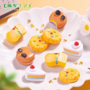 微景观创意仿真彩虹蛋糕曲奇饼奥利奥 食玩diy装饰品挂配件小摆件