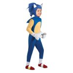 Blue Sonic Halloween Costume Adult Stage Performance Suit Super Speedy Boy Sonic Performance Clothes