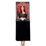 Adult Stage Performance Costume Halloween Themed Gypsy Women's Cosplay Outfit 3D Props Dress for Funny Puppet Costume