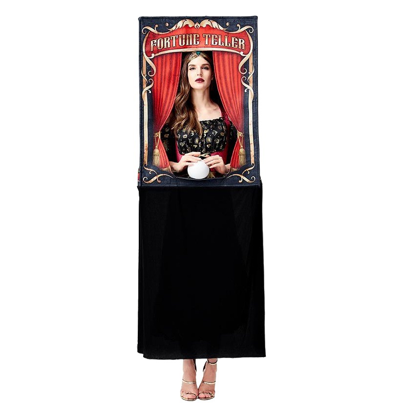 O1CN01XQKYpu1Bs2urOC9Tu_0-0-cib.jpg Adult Stage Performance Costume Halloween Themed Gypsy Women's Cosplay Outfit 3D Props Dress for Funny Puppet Costume - Image 1
