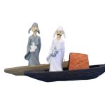 Customizable Decorative Ornaments Miniature Landscape Decoration Simulation Raft Small Boat Elie Cartoon Props Succulent Aquarium Scenery Accessories