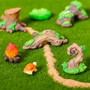 Customizable Decorative Resin Ornaments Micro Landscape Gardening Accessories Tree Stump Stone Potted Succulent Aquarium Decor - Image 4
