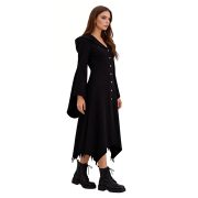 Medieval Gothic Vampire Women's Skirt Custom Mascot Costume Vintage Hooded Women's Dress for Halloween Cosplay Cross-Border Amazon - Image 3