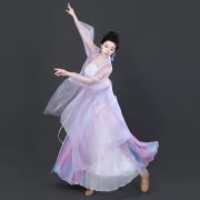 Classical Dance Skirt Adult Stage Performance Costume Lyocell Material Double-Sided Wear For Modern And Square Dances - Image 4