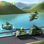 Creative Miniature Tank Fighter DIY Decorative Ornament Customizable Desktop Small Accessory Resin Craft - Image 3