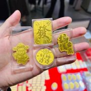 Factory Direct Sale 2mg Gold-Infused Phone Sticker 999 Princess for Prosperity Wealthy Golden Piece Mobile Phone Decal - Image 4