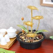 Creative Flowing Water Fountain Ornament for Home Living Room Bedroom Entrance TV Cabinet Desk Decorative Water Feature - Image 2