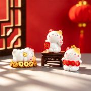 New Year's Customizable Decorative Resin Craftwork Adorable Desktop Decoration Miniature Landscape Accessories Car-Mounted Ornaments - Image 2