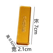 Custom Metal Medal Badge Simulated Gold Bar Paper Town Office Study Desktop Creative Alloy Miniature Ornament Metal Craft Props - Image 4