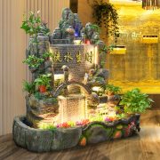 Large Outdoor Villa Garden Courtyard Home Decor Chinese Style Standing Wealth Attracting Feng Shui Water Fountain Ornament - Image 4
