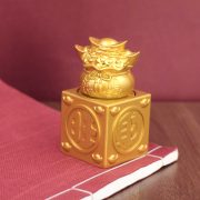 New Custom Metal Medal Badge Square Money Bag Seal Office Decorations Home Living Room Bar Opening Gifts Metal Crafts - Image 3