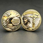 Custom Metal Medal Badge Colorful Gold Plated Retro Relief Commemorative Coin Creative Cultural Emblem Personal Collection Gift