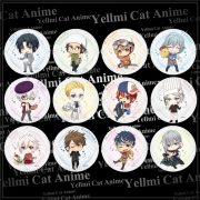 IDOLiSH7 Custom Metal Medal Badge Anime Game Chest Patch Professional Experience Q Version Seven Seas Land Four Leaf Ring - Image 3