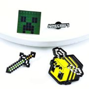 Custom Metal Medal Badge Pixel Art Cartoon Creative Game Accessories Chest Pin Bee Sword Letter Design - Image 2