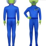 Toy Story Three-Eyed Monster Adult Stage Performance Costume Halloween Party Makeup Ball All-In-One Suit Children's Play Dress