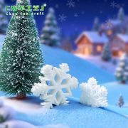 Customizable Decorative Ornaments Christmas Snowflake Resin Cartoon Craftwork Mobile Phone Case Accessories Landscape Decoration - Image 5
