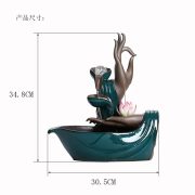 Buddha Hand Flowing Water Fountain Ceramic Zen Home Indoor Humidifier Decorative Gift for Moving Business Opening Wealth Attraction - Image 4