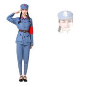 Adult Stage Performance Costume Men Women Red Army Eight Route Army New Four Army Audience Chorus Performance Outfit - Image 4