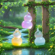 微景观创意夜光文玩葫芦 园艺造景diy装饰品挂配件迷你桌面小摆件 - Image 3