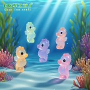 Miniature Customizable Decorative Ornaments Luminous Sea Horse Aquatic Fish Tank Decoration DIY Accessories Resin Crafts - Image 2