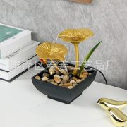 New Simple Home Landscape Flowing Water Fountain Ornament Wealth Attracting Circular Water Flow Perfect Housewarming Business Opening Gift - Image 3