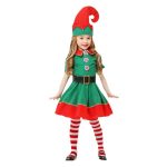 New Children's Christmas Costume Halloween Outfit Santa Claus Suit Toddler Cosplay Performance European And American Stage Costume