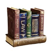 Retro Style Resin Decorative Ornament Customizable Bookends Home Living Room Desktop Storage Multi-Function Creative Pen Holder - Image 5