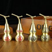 Custom Metal Medal Badge Copper Gourd Tabletop Decoration Medium Size Home Study Living Room Fortune Enter Wholesale - Image 2