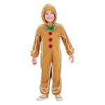 Children's Gingerbread Man Performance Costume Elementary School Pancake Hero Performance Outfit Cartoon Animal Stage Props