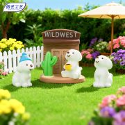 Customizable Decorative Ornaments Miniature Garden Scene Dog Figurine DIY Desktop Creative Resin Craft Accessories - Image 2