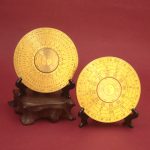 Custom Metal Tai Chi Luo Pan Rotatable Desktop Ornaments Feng Shui Craft Gifts Wholesale Brass Engraving Lucky Star Design