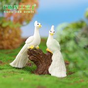 Customizable Decorative Resin Ornament Peacock Realistic Cartoon Miniature Landscape Figurine Creative Accessory - Image 5