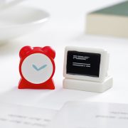 Creative Retro Radio Alarm Clock Miniature Object Dollhouse DIY Decorative Accessories Portable Desktop Ornaments - Image 4