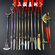 三国赵子龙张飞关羽古代兵器龙胆长枪青龙偃月刀全金属工艺品摆件 - Image 2