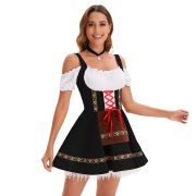Adult Stage Performance Costume Halloween Party Outfit Makeup Dance Cosplay Dress Beer Girl Skirt Stage Show Performance Clothes - Image 3
