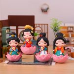 创意国潮手办唐仕女不倒翁桌面摆件客厅玄关家居装饰景区热卖文创