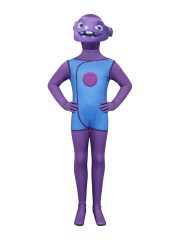 Wild Alien Small Ouni Children's Jumpsuit Home Oh Boov Headset Cosplay Costume Halloween Cross-Border Children's Wear - Image 4
