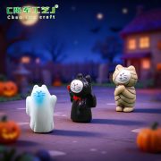 Customizable Decorative Ornaments Halloween Devil Kitten Design Resin Craft Miniature Landscape DIY Decoration Car Dashboard Figurine - Image 2
