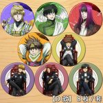 Custom Metal Medal Badge - Anime Character Xuanzang Monkey King Pig Demon Coin Collectible Iron Chest Patch D Style