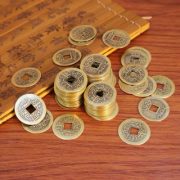 Bronze Antique Coin Qing Dynasty Tongbao Metal Artwork Door Threshold Ornament Fortune Teller Large Coin Custom Metal Medal Badge - Image 2