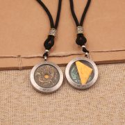 Bronze Four Divine Beasts Phoenix Gau Box Yuan Dynasty Copper Coin Pendant Necklace Decorative Wealth Attracting Pendant - Image 2