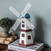 American Retro Dutch Windmill Model Craft Decorative Ornaments Customizable Home Decor for Coffee Shop TV Cabinet Bar - Image 4