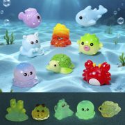 Glow-in-the-dark Customizable Decorative Ornaments Mini Turtle DIY Decoration Accessories Micro Landscape Desktop Figurines