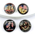 2026 United States 250th Anniversary Custom Metal Medal Badge Alloy Relief Commemorative Coin Independence Day Gift Lapel Pin