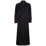 Medieval Priest Cosplay Costume Red Edge Adult Stage Performance Wear Halloween Role-playing Ready Stock - Image 2