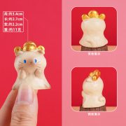 可爱招财猫摆件创意办公桌面装饰猫咪公仔女生礼物树脂工艺品批发 - Image 3