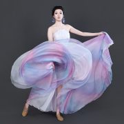 Classical Dance Skirt Adult Stage Performance Costume Lyocell Material Double-Sided Wear For Modern And Square Dances - Image 2